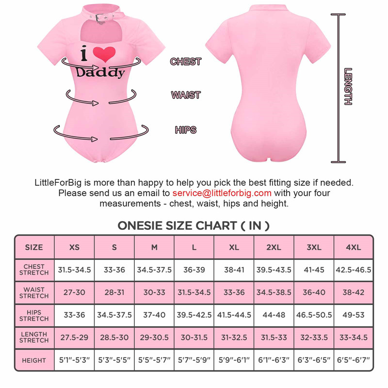 Collared Pink I Love Daddy Onesie