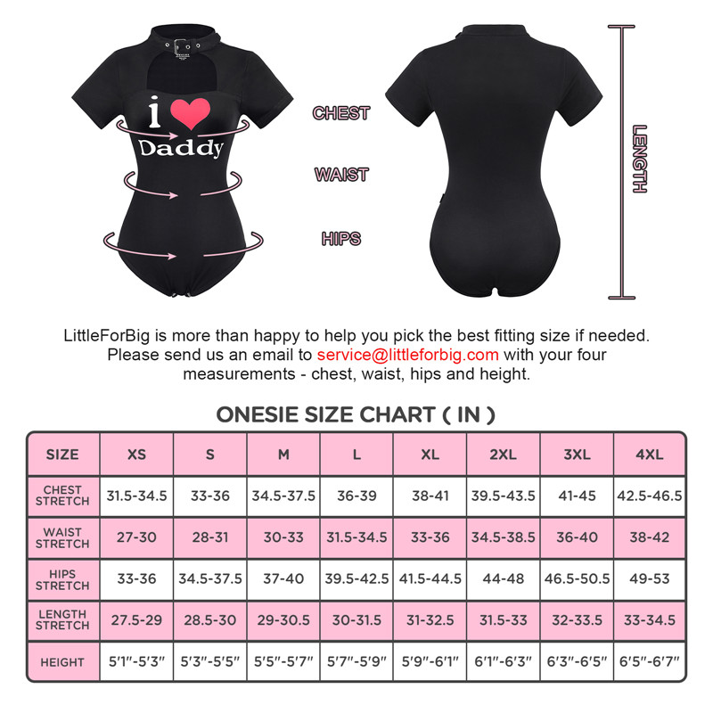 Collared Black I Love Daddy Onesie