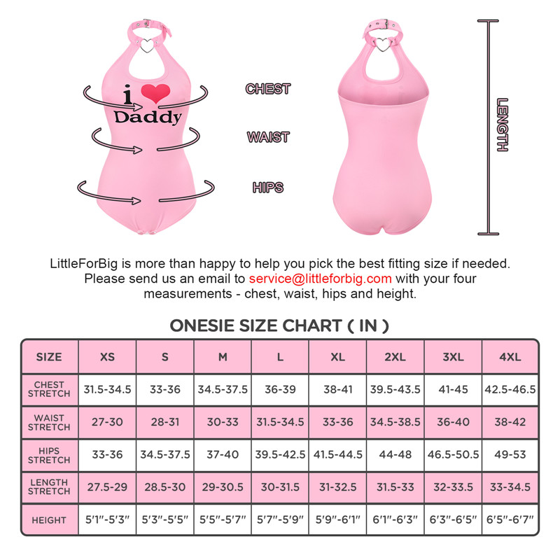 Heartbreaker Collared Onesie-I Love Daddy Pattern