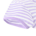 Essential Striped Adult Onesie Purple