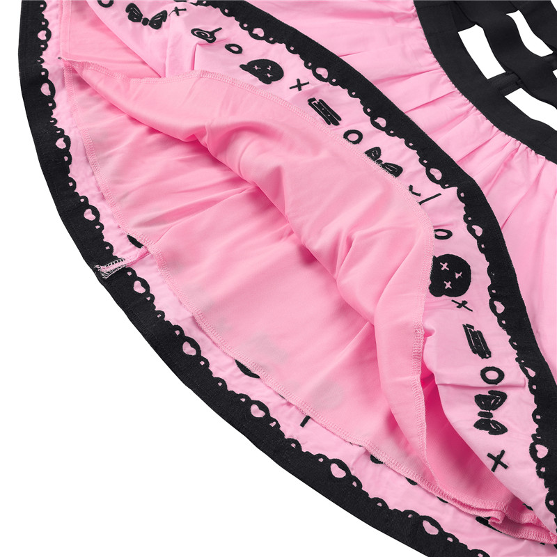 Teddy Bear Jumperskirt Pink