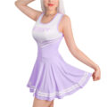 Cheer Sissy Mini Dress Purple