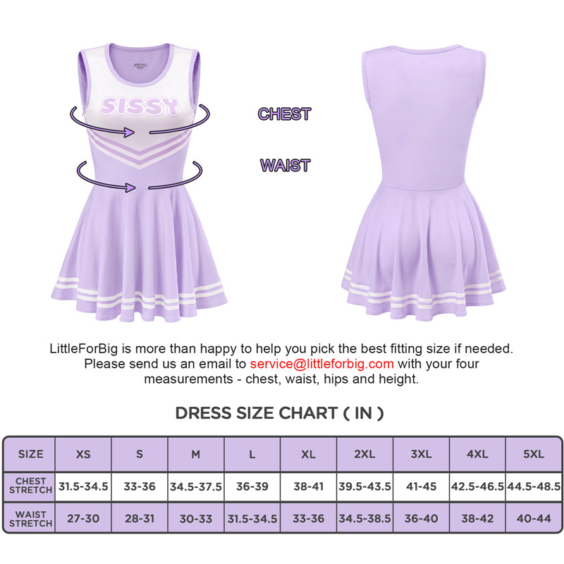 Cheer SissyUniversity Mini Dress Purple