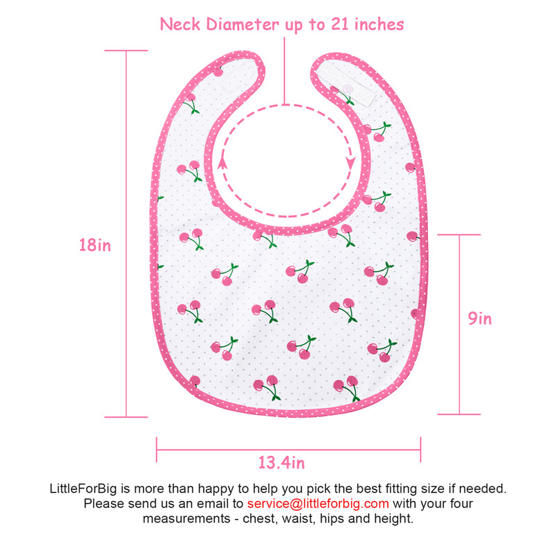 Cherry Adult Bib