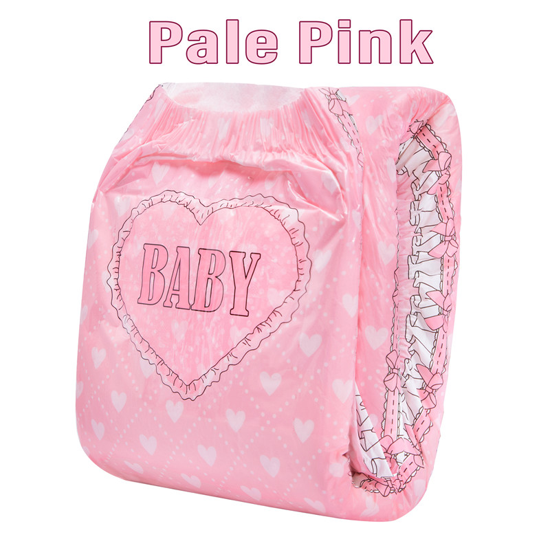 Blushing Baby Adult Diapers 10 Pieces Pack Pale Pink(M)