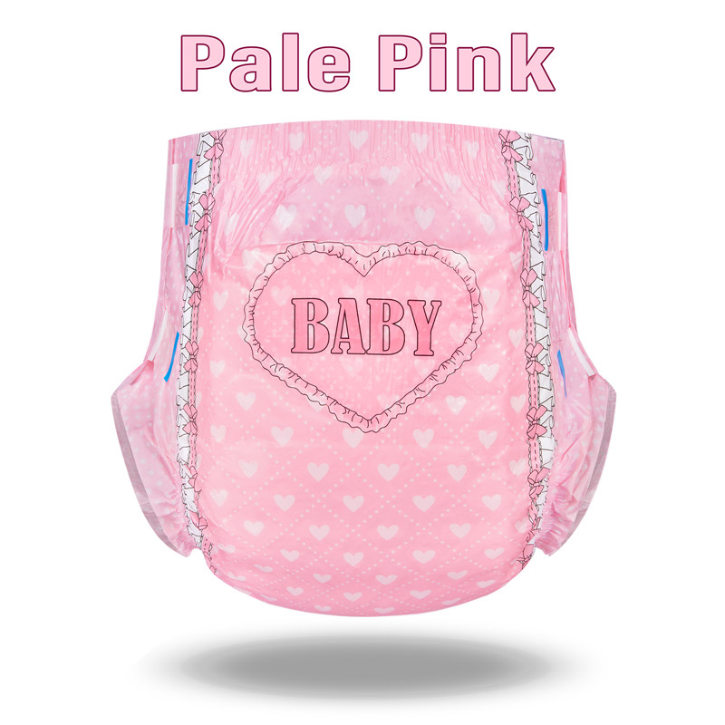 Blushing Baby Adult Diapers 10 Pieces Pack Pale Pink(M)
