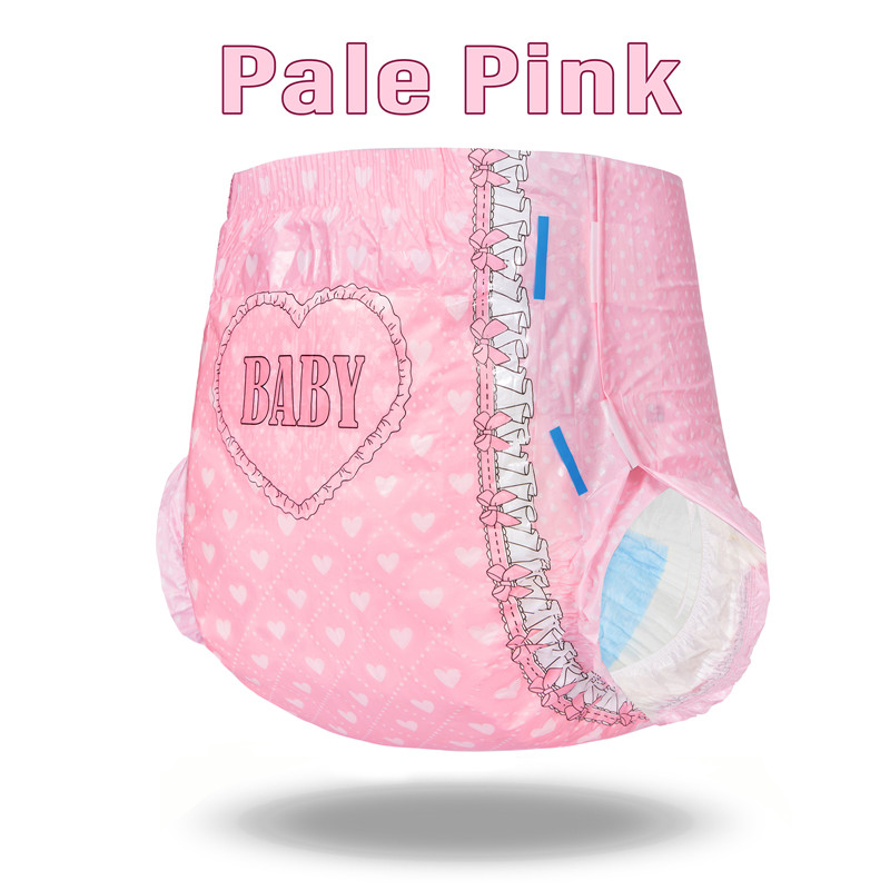 Blushing Baby Adult Diapers 10 Pieces Pack Pale Pink(M)