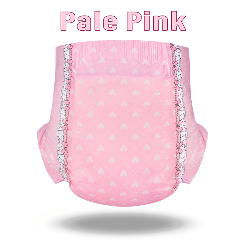 Blushing Baby Adult Diapers 10 Pieces Pack Pale Pink(M)