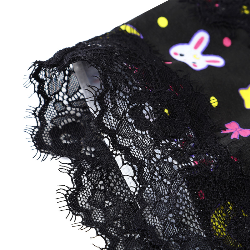 Sweet Usagi Bralette Set Black