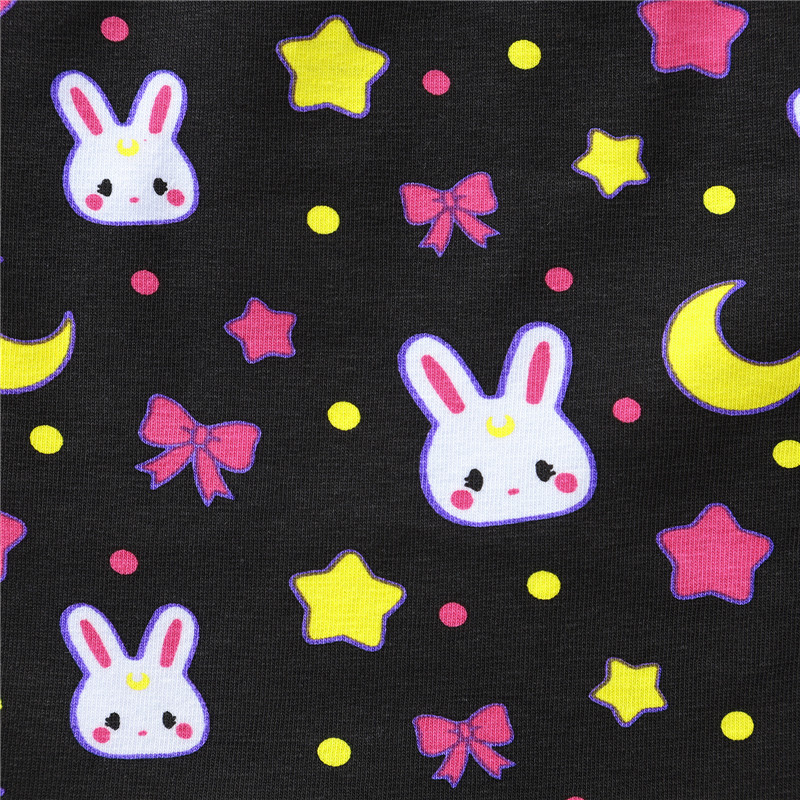 Sweet Usagi Bralette Set Black