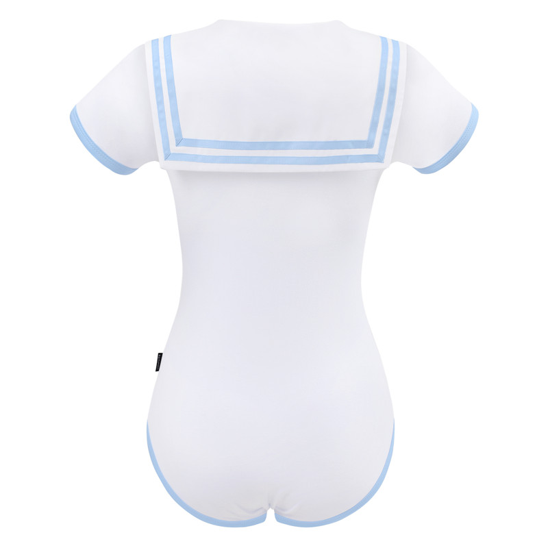 Magical Girl Pastel Plaid Onesie Skirt Set Blue