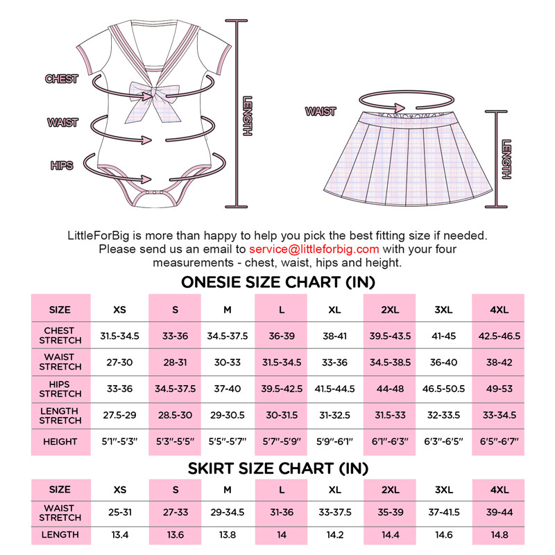 Magical Girl Pastel Plaid Onesie Skirt Set Pink