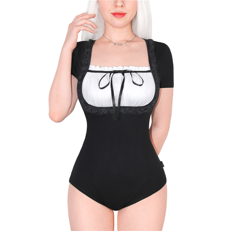Classic Lolita Onesie Black