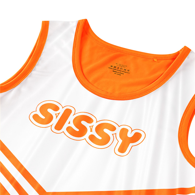 Cheer SissyUniversity Mini Dress Neon Orange