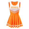 Cheer SissyUniversity Mini Dress Neon Orange