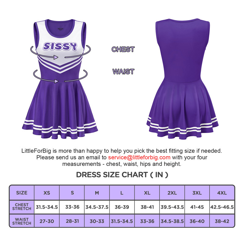 Cheer SissyUniversity Mini Dress Dark Purple