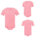 Relaxed Fit Basic Onesie Pink