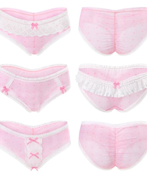 Men's Pink Plaid Thong - Cute Thongs for Men - XDress UK
