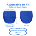 Primary Comfort Cloth Adult Diaper Wrap Cover One Size Dark Blue