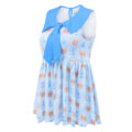 Beary Cute Babydoll Top Blue