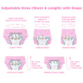 Little Circus Adult Diaper Wrap Cover One Size