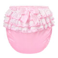 Pretty in Pink Satin Over Adult Diaper Cover