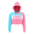 Pastel Sissy Cropped Hoodie Sweatshirt