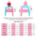 Pastel Sissy Cropped Hoodie Sweatshirt