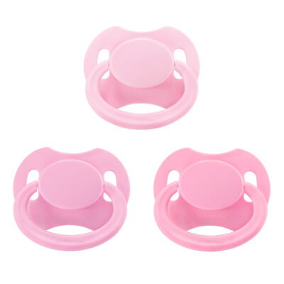 GEN-II Adult Sized Pacifier 3 Pack - Dark-Pink Medium-Pink Light-Pink