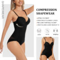 Black Tummy Control Shapewear Bodysuit