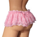 SissyUniversity Lace Skirted Thong Panties Pink