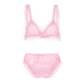 Sissy Lacy Frill Bralette Set