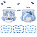 Little Blue BabyFur Cloth Back Diapers 10 Pieces Pack(M)/(L)/(XL)