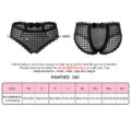 Cheeky Bow Tucking Gaff Panties Black