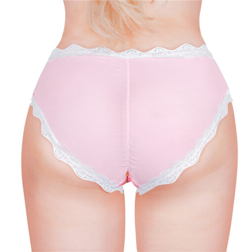 Littleforbig Tucking Gaff Slip 'Snuggle Bunny' – Mesh-Höschen Mit Hasen-Print, Für Transgender, Crossdresser, Gr. XS-4XL