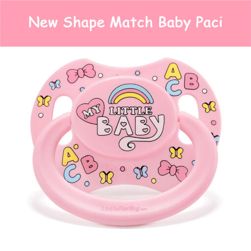 Gen2 BigShield Pacifier My Little Baby Pattern Pink