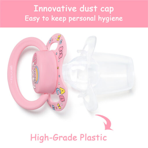 Pink Marshall Pacifier Gen2 BigShield Pacifier My Little Baby Pattern Pink - LittleForBig Cute ...