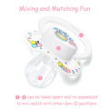 Gen2 BigShield Pacifier My Little Baby Pattern White