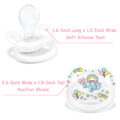 Gen2 BigShield Pacifier My Little Baby Pattern White