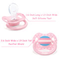 Gen2 BigShield Pacifier Trans Pride Flag Pattern Pink