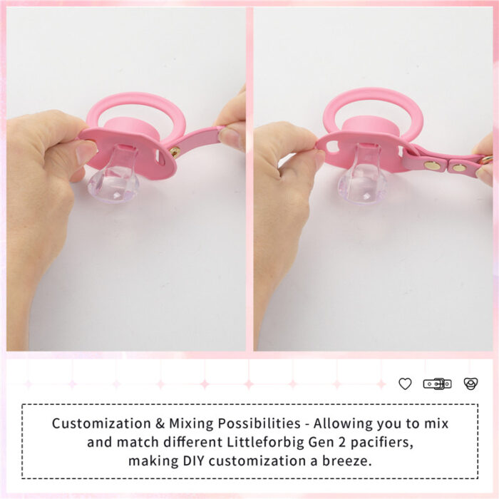 Gen II Pacifier & Gag Set - LittleForBig Cute & Sexy Products