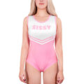 Cheer SissyUniversity Onesie Bodysuit Pink
