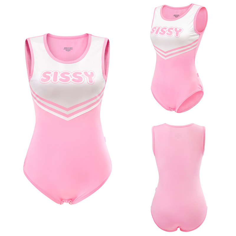 Cheer SissyUniversity Onesie Bodysuit Pink