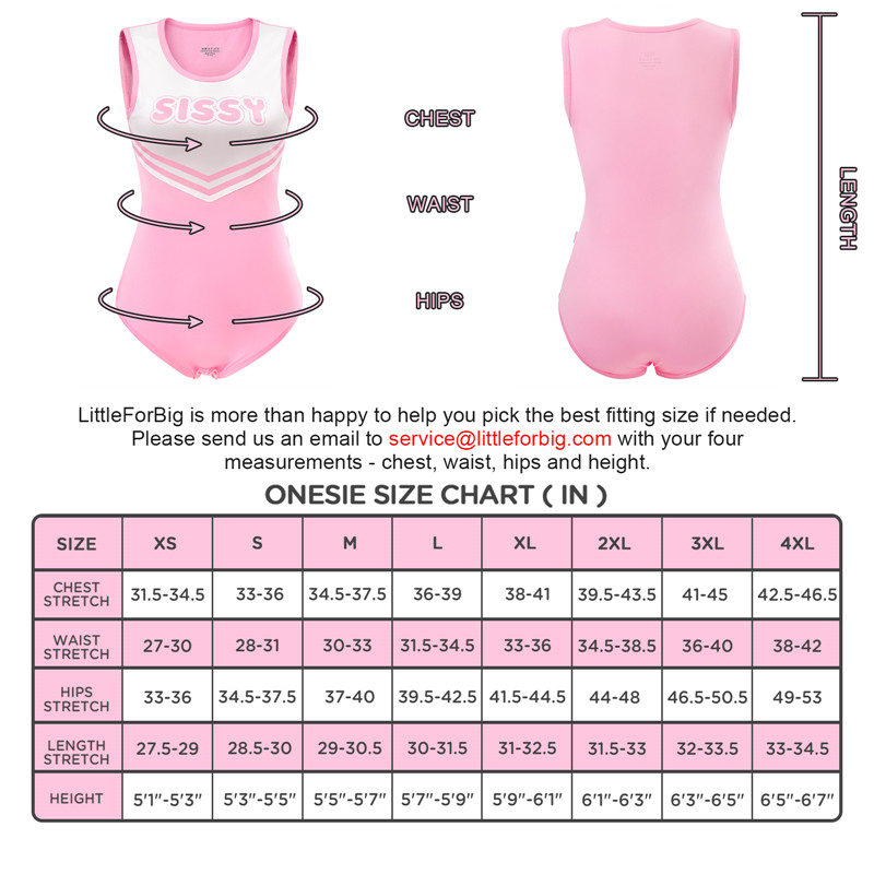 Cheer SissyUniversity Onesie Bodysuit Pink