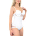 White Mesh Shapewear Bodysuit