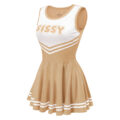 Cheer Sissy Mini Dress Brown