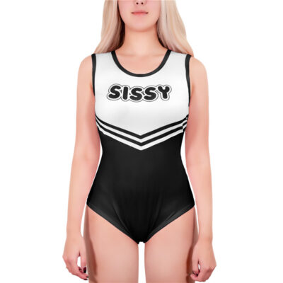 Cheer SissyUniversity Onesie Bodysuit Black