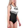 Cheer Sissy Onesie Bodysuit Black