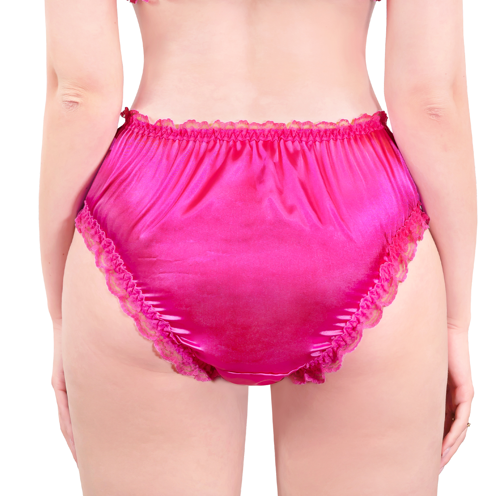 SissyUniversity Lacy Frill Panties Rose