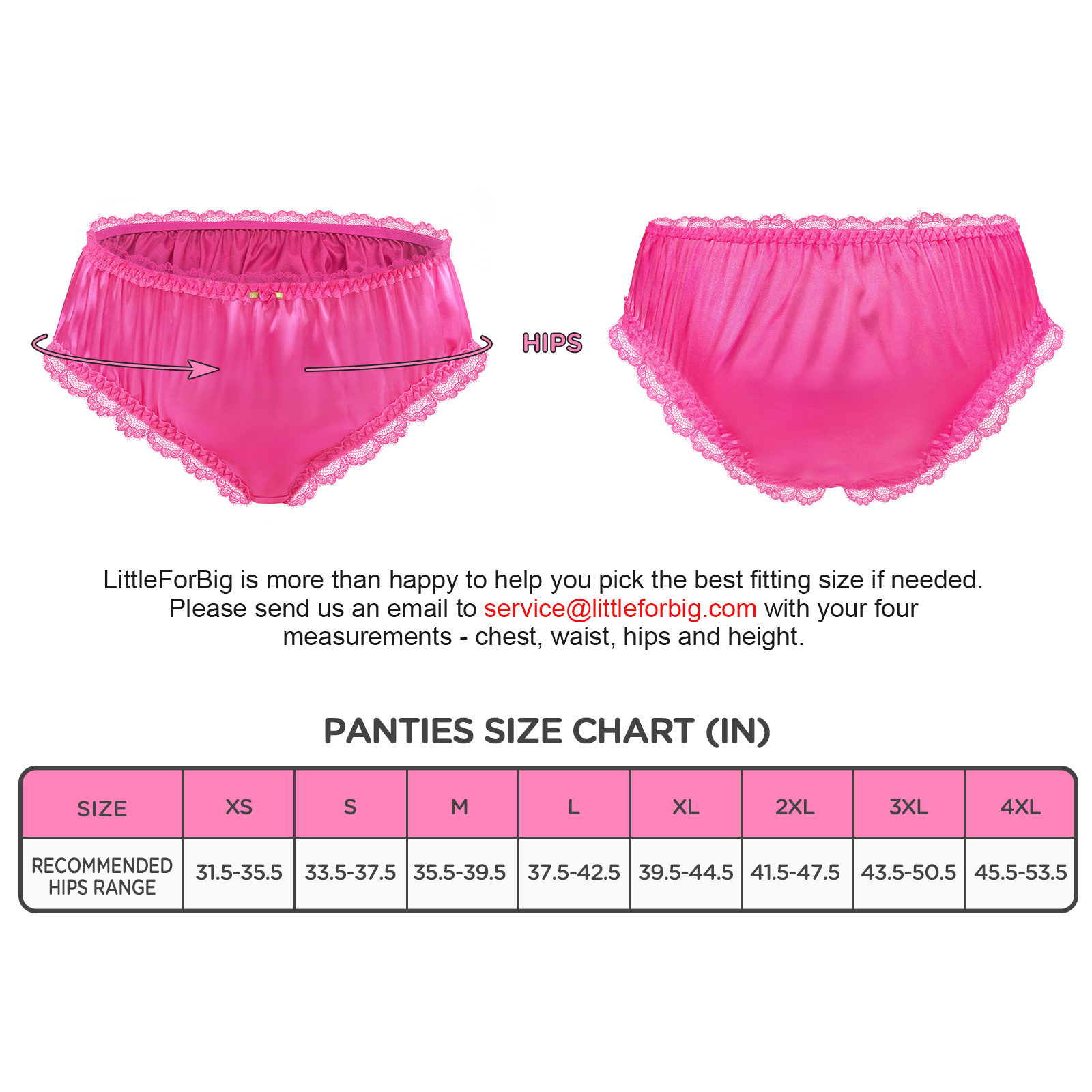 SissyUniversity Lacy Frill Panties Rose